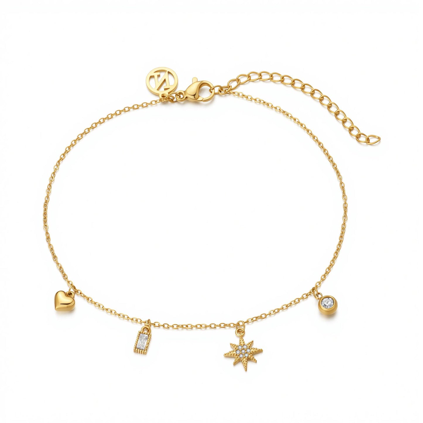 Anklet 2 Chain Star