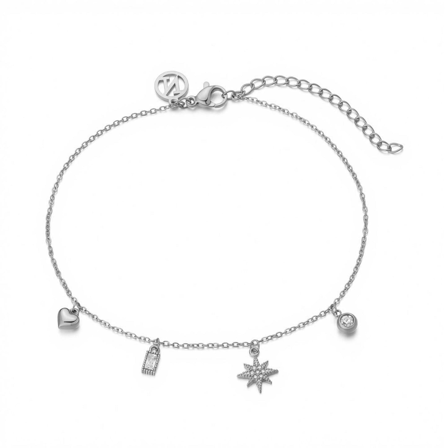 Anklet 2 Chain Star