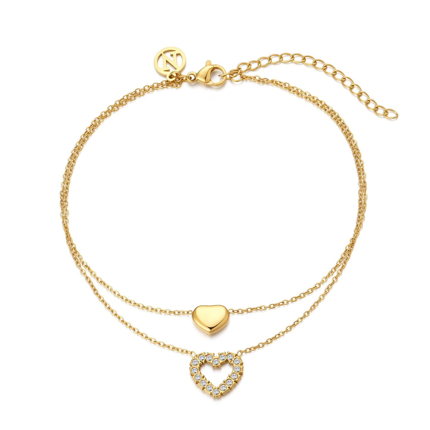 Anklet 2 Heart