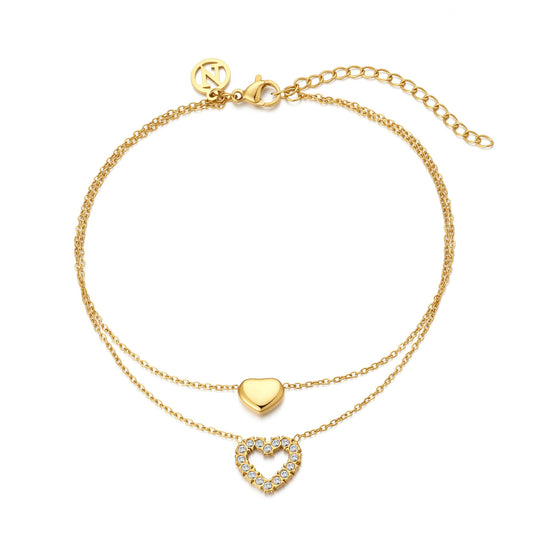 Anklet 2 Heart