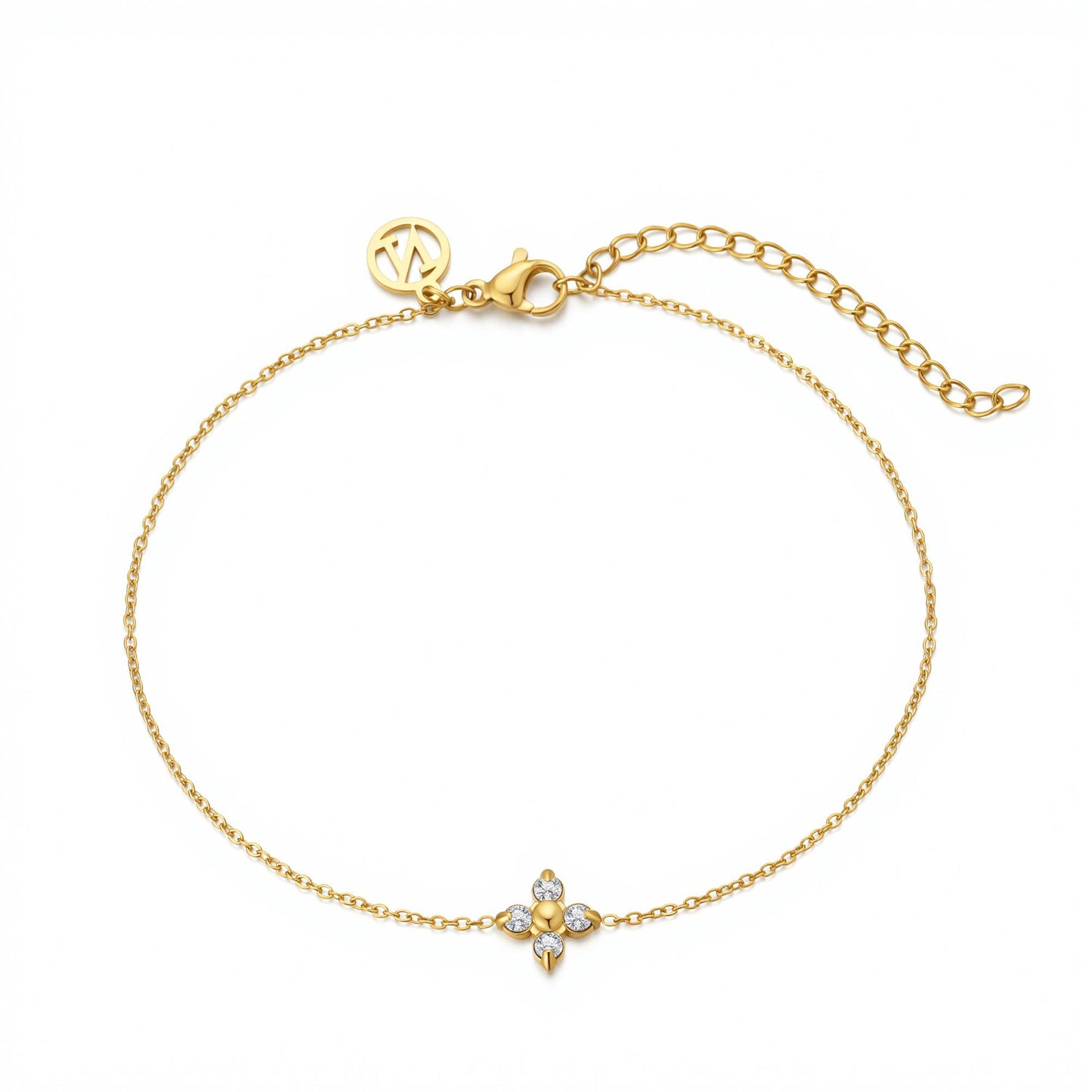 Anklet Single Chain 4Clover