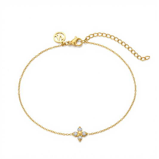 Anklet Single Chain 4Clover