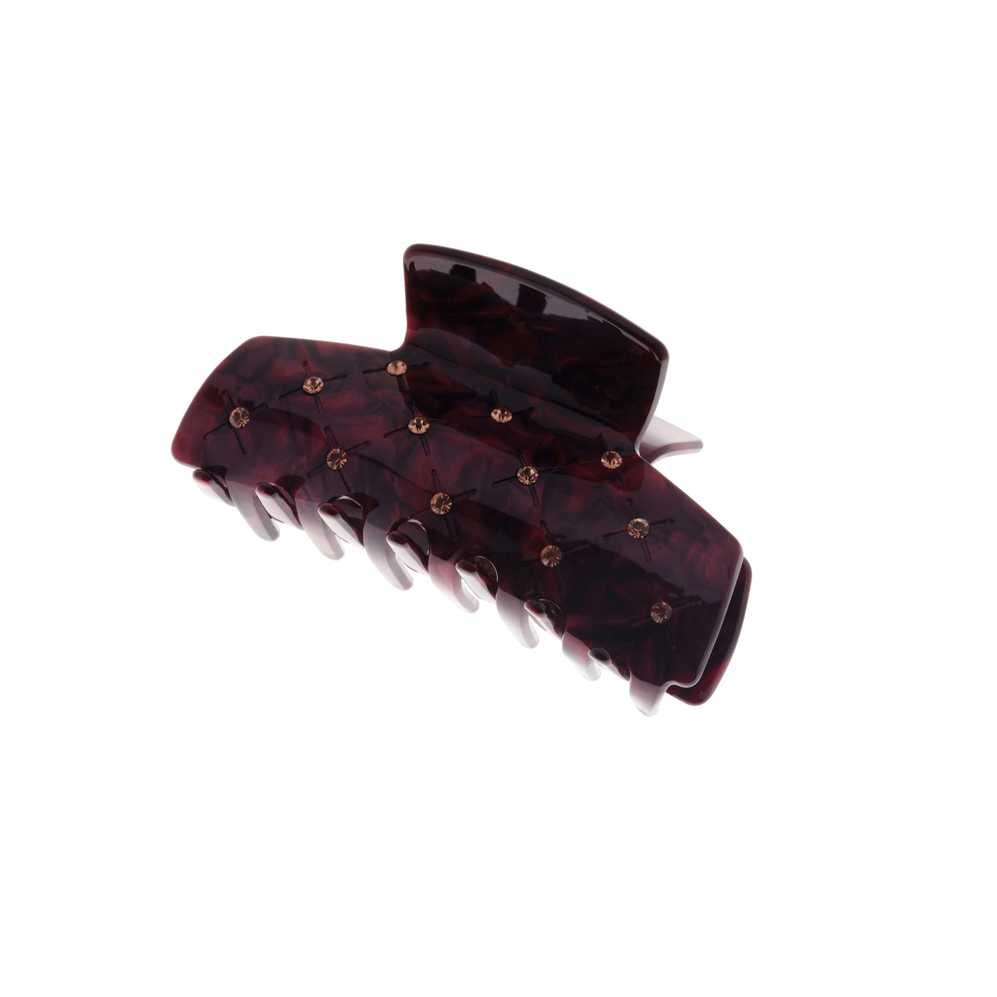 Hairclip Square Stone