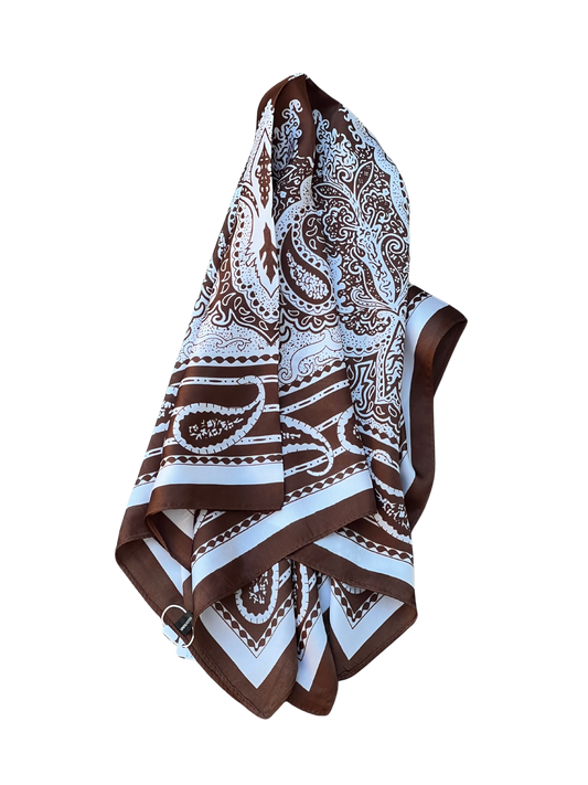 Scarf A26 Pattern Brown