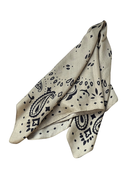 Scarf Soft Bandana Beige