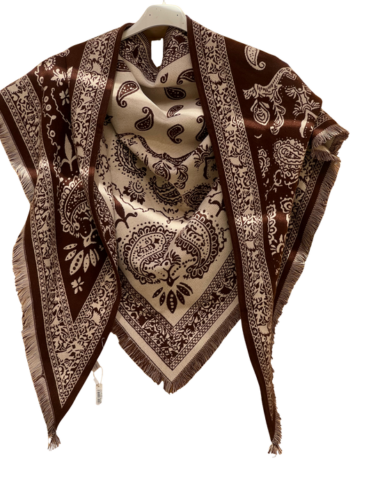 Scarf Triangle 186 Brown