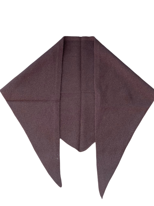 Scarf Wool Triangle Olive