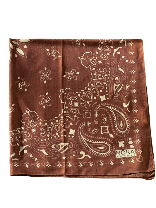 Scarf 90 Viscose Brown