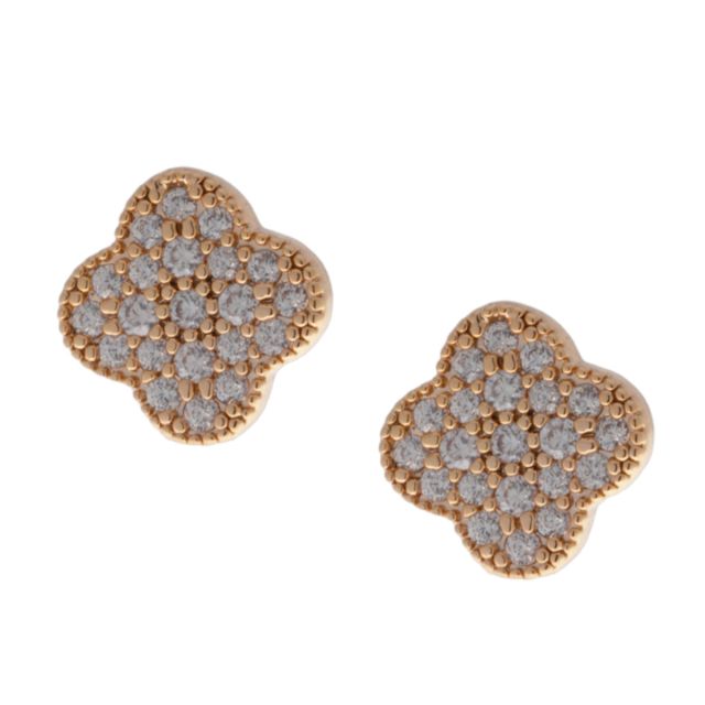 Austin stud ear gold Clear