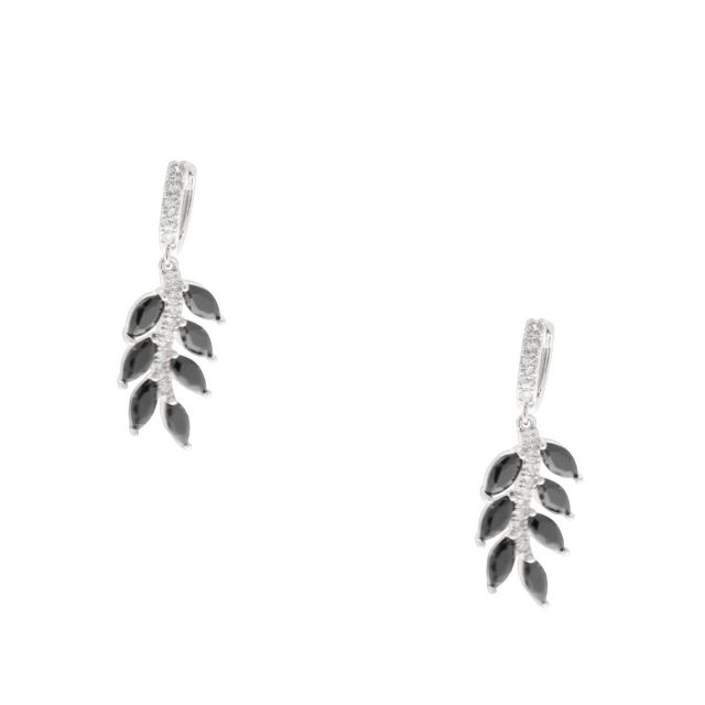 Cannes ear silver Black