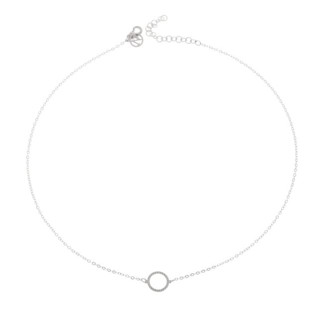 Cannes neck 42 Silver Clear