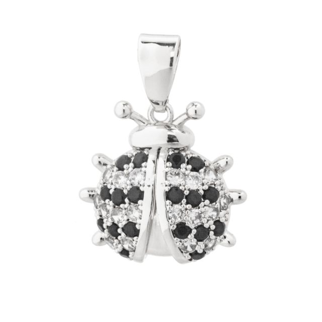 Charm bug silver Champagne