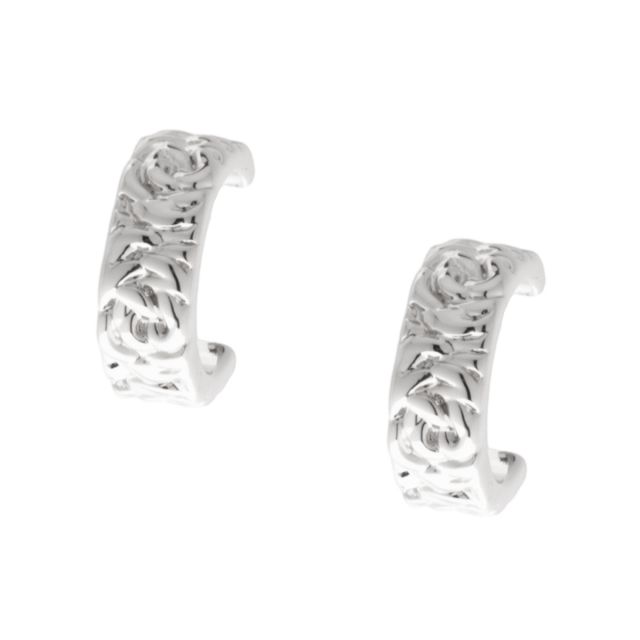 Chicago round ear 15mm silver