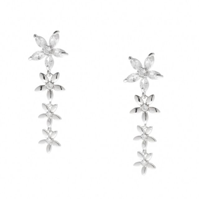 Ear 596 silver Clear