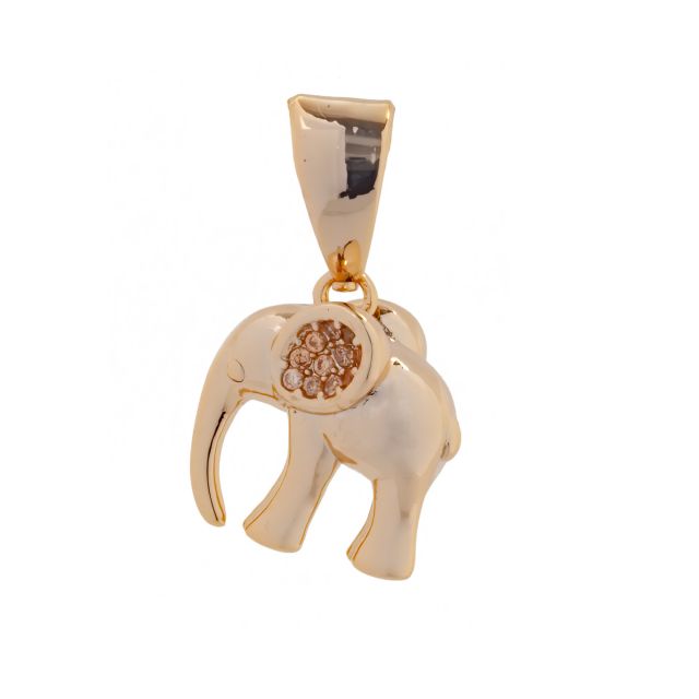 Elephant bling gold Champagne