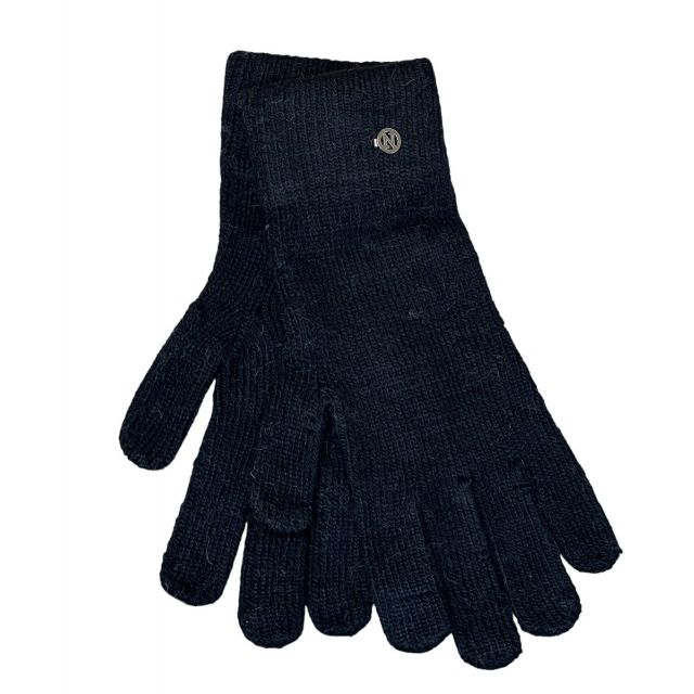 Glove angora Black