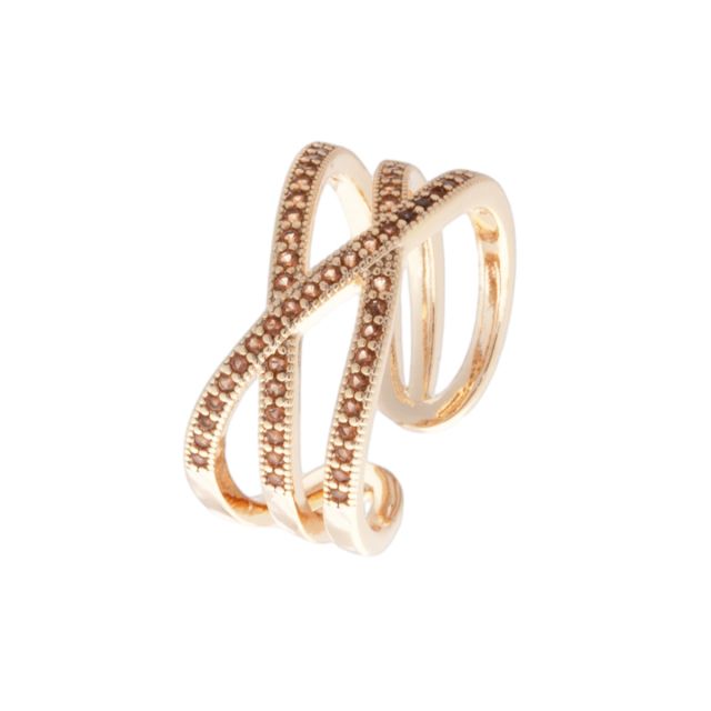 Kelly ring gold Taupe