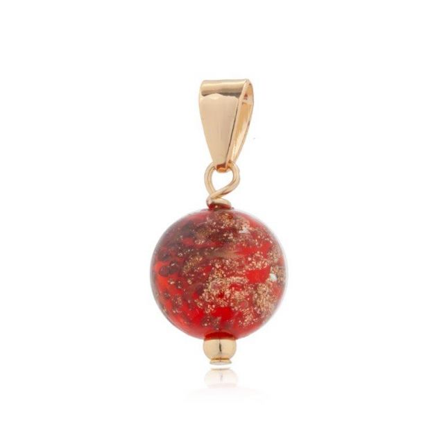 Marble22 pendant Red