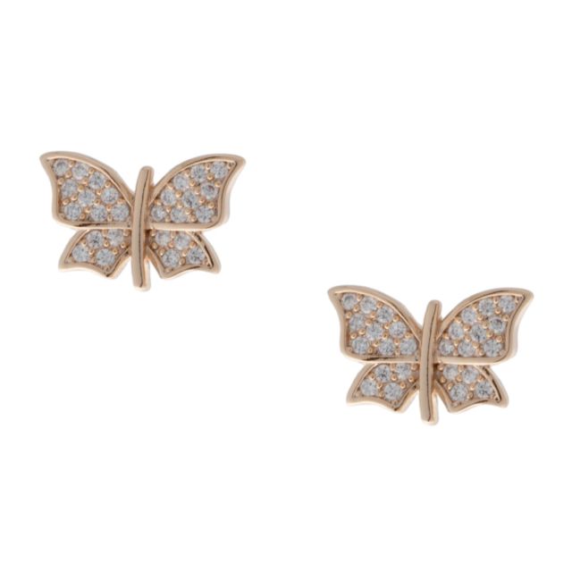 Papillon ear gold Clear