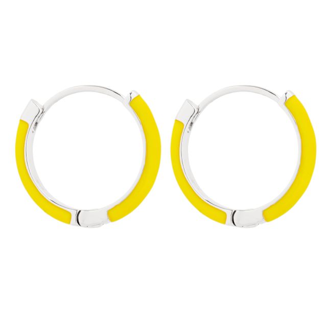 Positano ear 20 silver Yellow