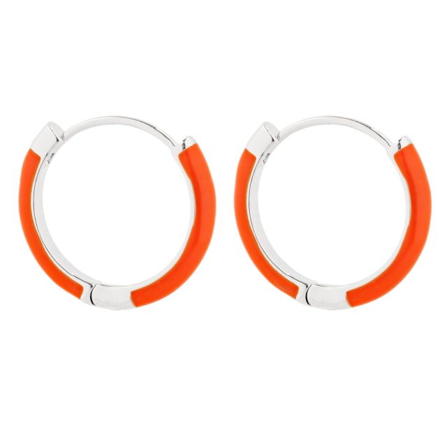 Positano ear 20 silver Orange