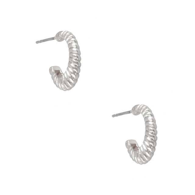 Rope round ear 15 Silver