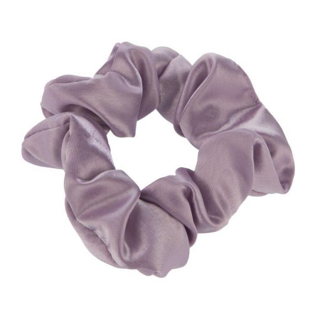 Satin scrunch Lavender