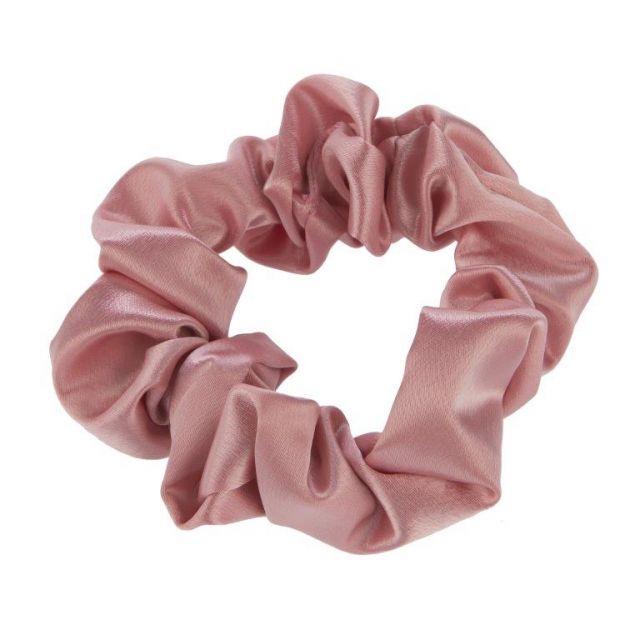 Satin scrunch Old pink