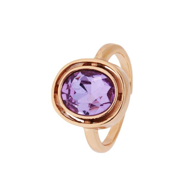 Susan ring gold Lavender