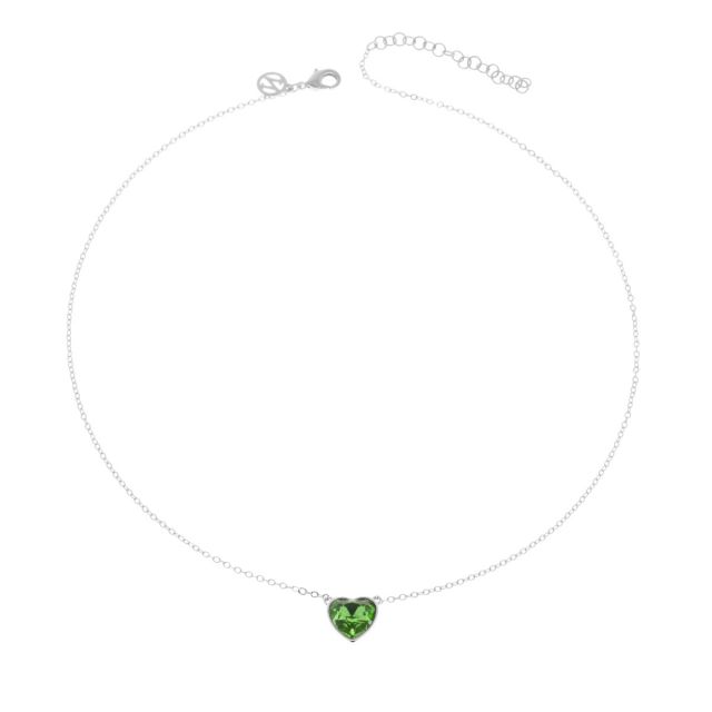 Suzy neck 42 silver Green