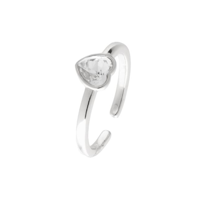 Suzy ring silver Clear