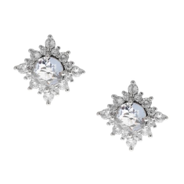 Tori stud ear silver Lightblue