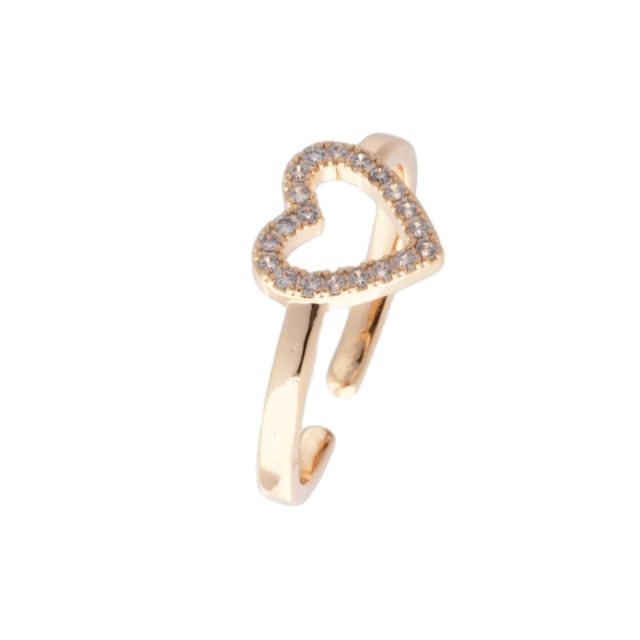 Vera ring gold Clear